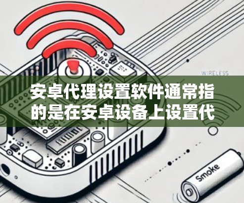 安卓代理设置软件通常指的是在安卓设备上设置代理服务器，以便于网络流量管理、监控、调试或其他代理相关的需求。以下是一些常见的安卓代理设置方法和工具推荐